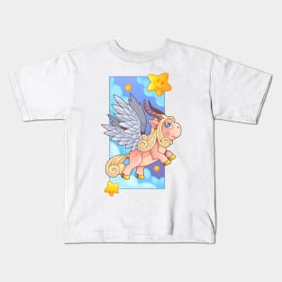 cute pony pegasus Kids T-Shirt